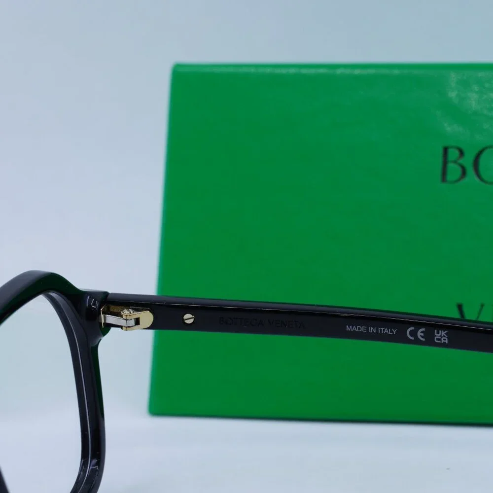 Final Price! Bottega Veneta BV1329O 001 Shiny Black Eyeglasses - Picture 5 of 9